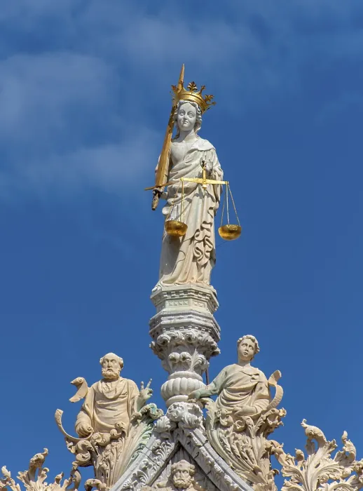Gerahmter Druck : Statue, St.-Markus-Basilika Gerahmter Druck : Statue, St.-Markus-Basilika