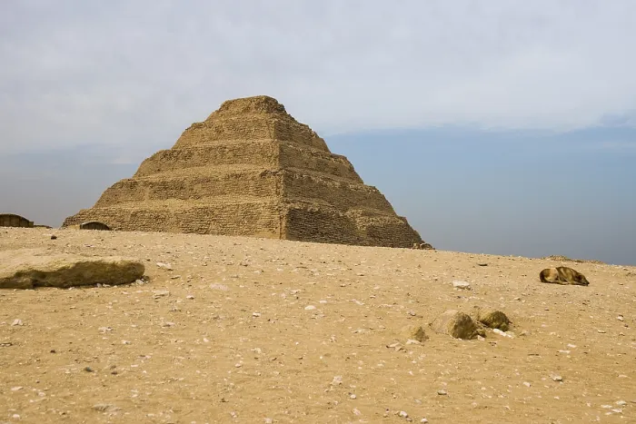 Gerahmter Druck : Stepenpyramide, Pyramide des Djoser Gerahmter Druck : Stepenpyramide, Pyramide des Djoser