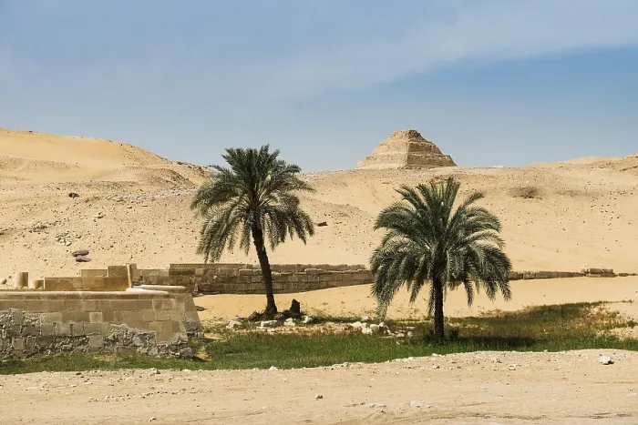 Gerahmter Druck : Stepenpyramide, Pyramide des Djoser. Gerahmter Druck : Stepenpyramide, Pyramide des Djoser.