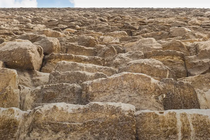 Gerahmter Druck : Stufen der Pyramiden von Giza, Wüste. Gerahmter Druck : Stufen der Pyramiden von Giza, Wüste.