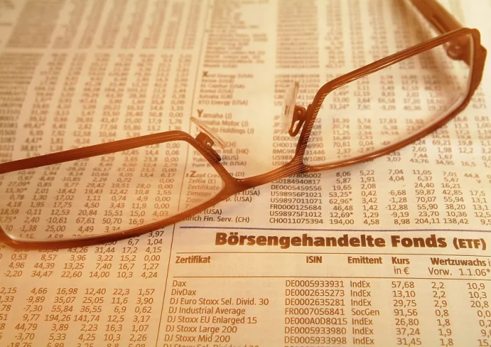 Gerahmter Druck : Aktienkurse Gerahmter Druck : Aktienkurse