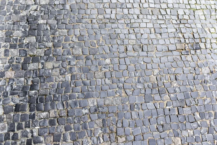 Gerahmter Druck : Steinpflasterstruktur in Prag. Gerahmter Druck : Steinpflasterstruktur in Prag.