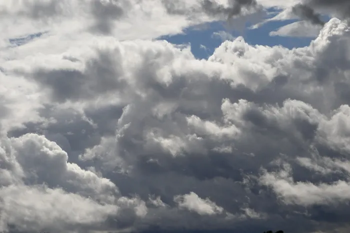 Gerahmter Druck : Sturmwolken