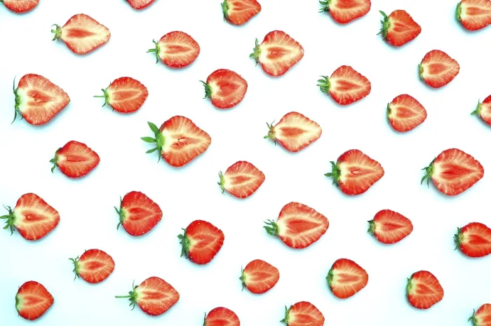 Gerahmter Druck : Strawberries Gerahmter Druck : Strawberries