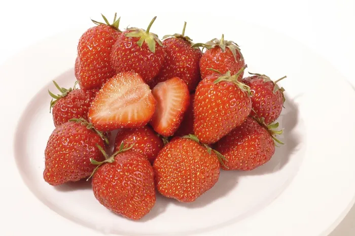 Gerahmter Druck : Strawberries Gerahmter Druck : Strawberries