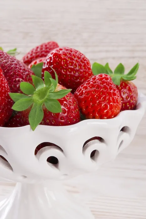 Gerahmter Druck : Strawberries Gerahmter Druck : Strawberries