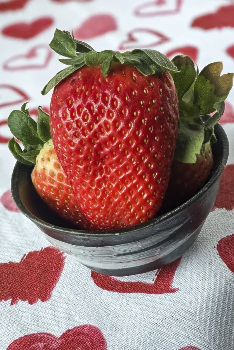 Gerahmter Druck : Strawberries Gerahmter Druck : Strawberries
