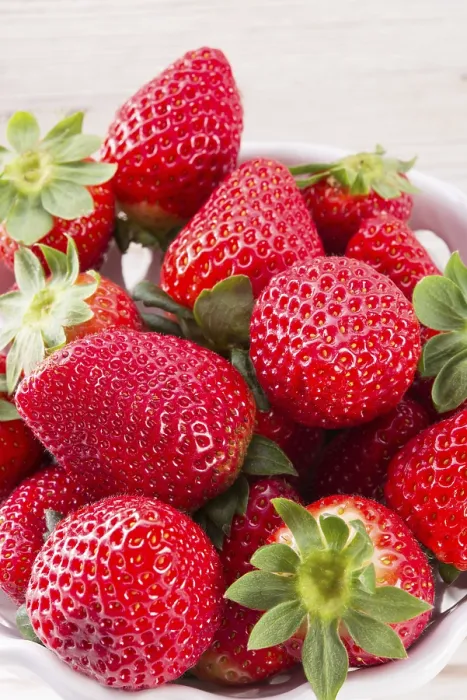 Gerahmter Druck : Strawberries Gerahmter Druck : Strawberries