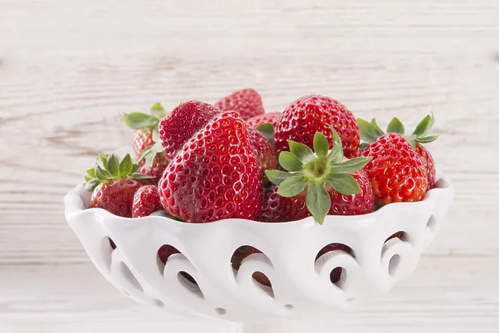 Gerahmter Druck : Strawberries Gerahmter Druck : Strawberries