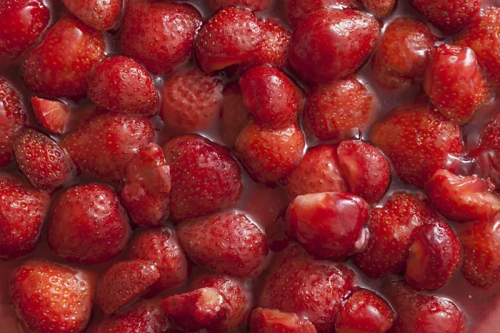 Gerahmter Druck : Strawberry-Torte Gerahmter Druck : Strawberry-Torte