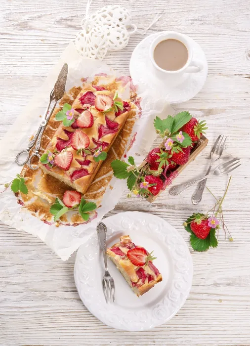 Gerahmter Druck : Beerenkuchen Gerahmter Druck : Beerenkuchen