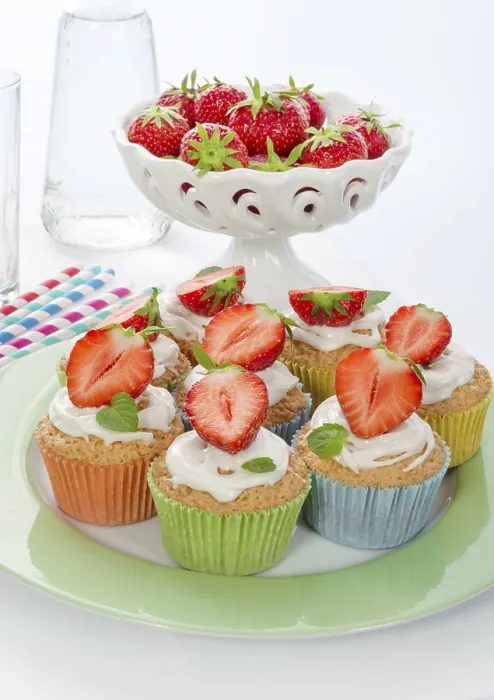 Gerahmter Druck : Beerenmuffins Gerahmter Druck : Beerenmuffins