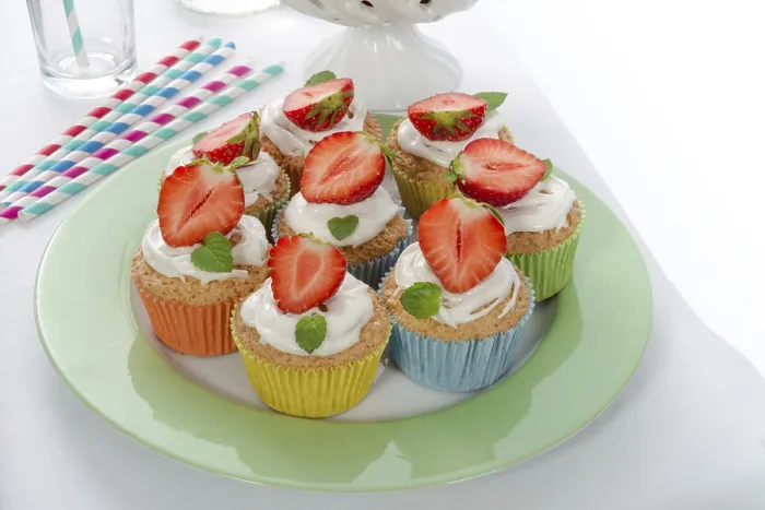 Gerahmter Druck : Beerenmuffins Gerahmter Druck : Beerenmuffins