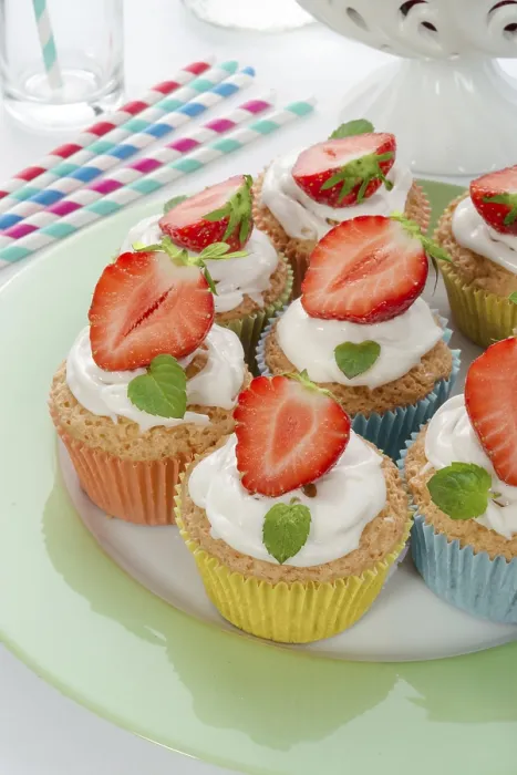 Gerahmter Druck : Beerenmuffins Gerahmter Druck : Beerenmuffins