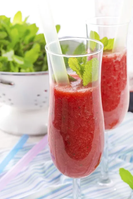 Gerahmter Druck : Strawberry-Smoothie Gerahmter Druck : Strawberry-Smoothie