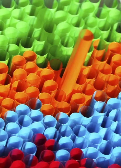 Gerahmter Druck : Straws Gerahmter Druck : Straws