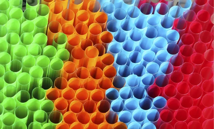 Gerahmter Druck : Straws Gerahmter Druck : Straws