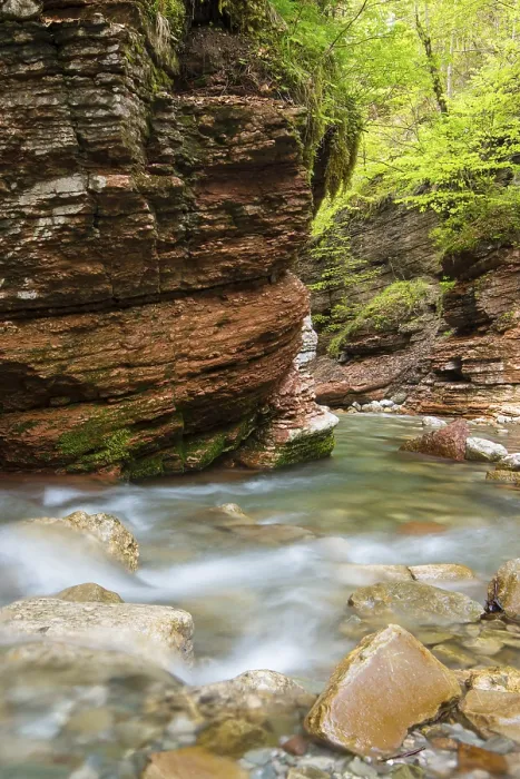Gerahmter Druck : Bach des Taugl, Schlucht Gerahmter Druck : Bach des Taugl, Schlucht