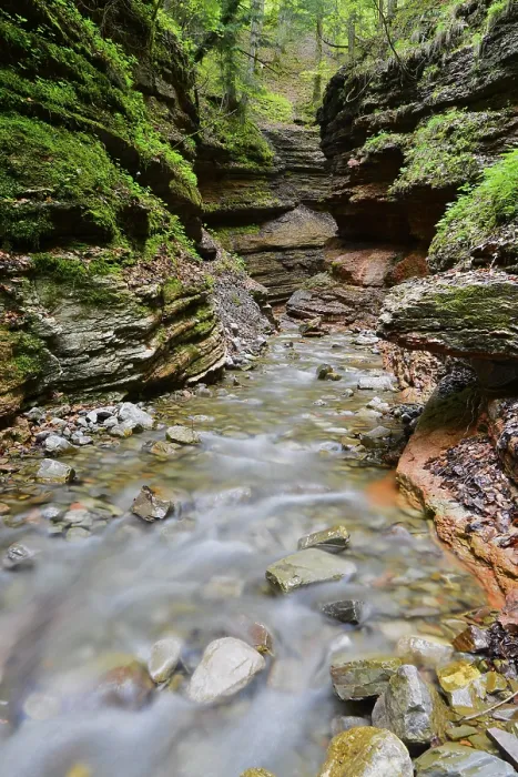 Gerahmter Druck : Bach des Taugl, Schlucht Gerahmter Druck : Bach des Taugl, Schlucht