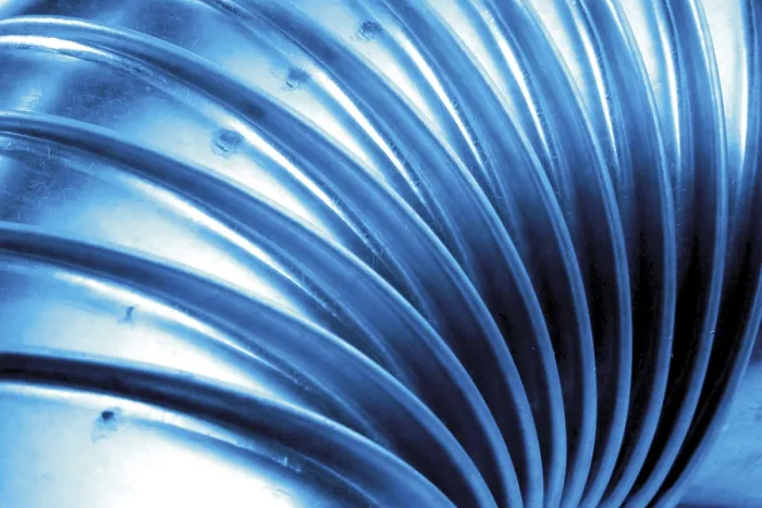 Gerahmter Druck : Struktur eines blauen Rohres. Gerahmter Druck : Struktur eines blauen Rohres.