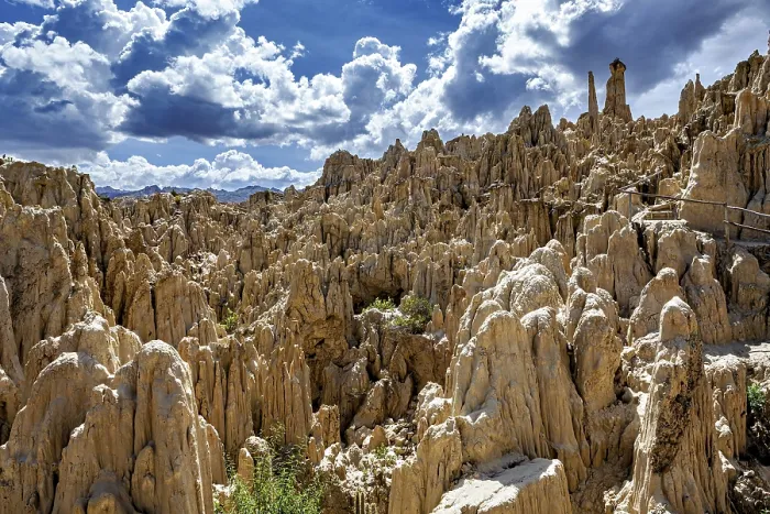 Gerahmter Druck : Gestrüpte Felsen gegen dramatische Wolkenformationen im Himmel. Gerahmter Druck : Gestrüpte Felsen gegen dramatische Wolkenformationen im Himmel.