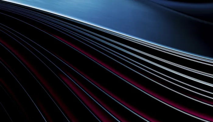 Gerahmter Druck : Futuristische Welle in Bewegung Gerahmter Druck : Futuristische Welle in Bewegung