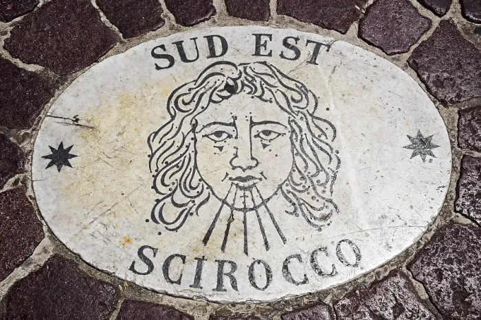 Gerahmter Druck : Südost, Scirocco, Windrose, Windrichtung Gerahmter Druck : Südost, Scirocco, Windrose, Windrichtung