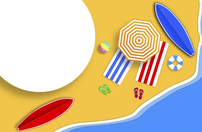 Gerahmter Druck : Sommerhintergrund mit einem sauberen Sandstrand. Gerahmter Druck : Sommerhintergrund mit einem sauberen Sandstrand.