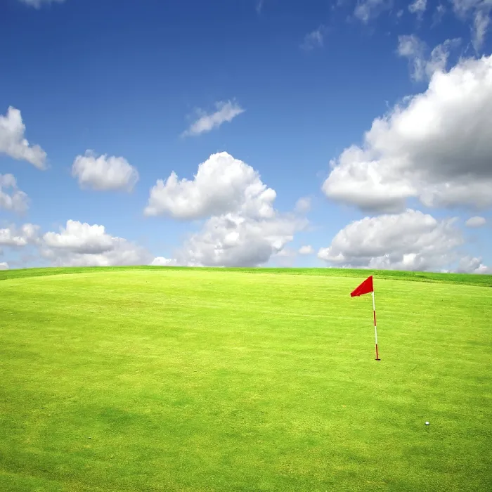 Gerahmter Druck : Sommer-Golfplatz Gerahmter Druck : Sommer-Golfplatz