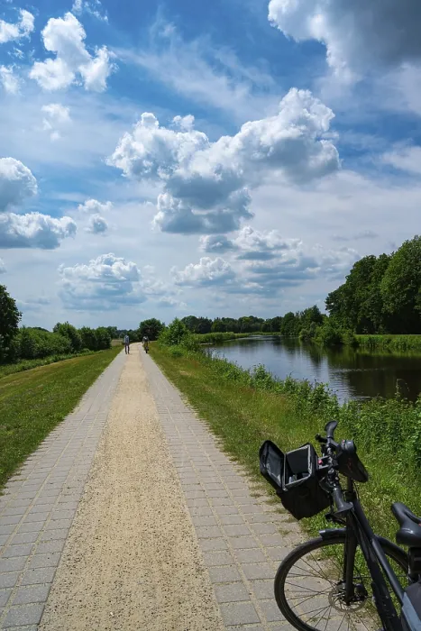 Gerahmter Druck : Sommer an der Hunte Gerahmter Druck : Sommer an der Hunte