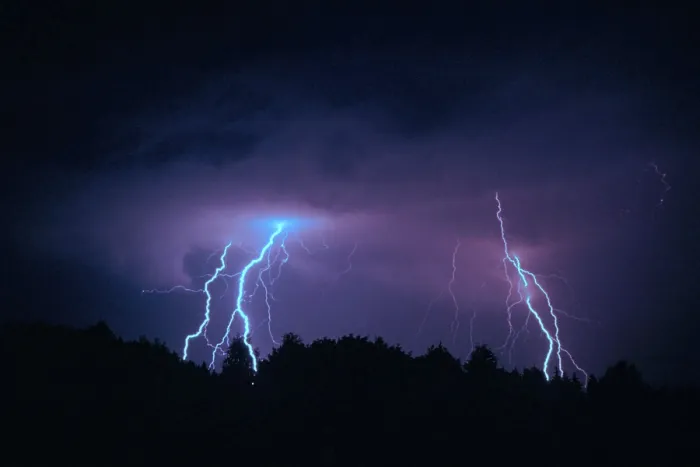 Gerahmter Druck : Sommergewitter Gerahmter Druck : Sommergewitter