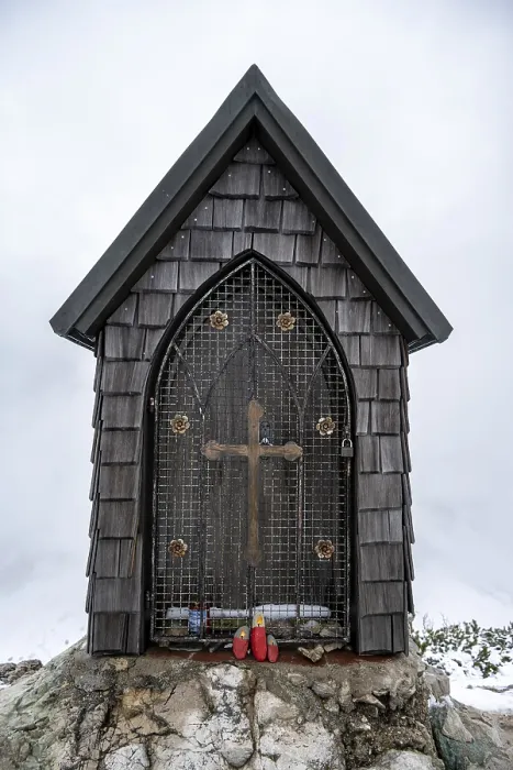 Gerahmter Druck : Gipfelkapelle am Geigelstein