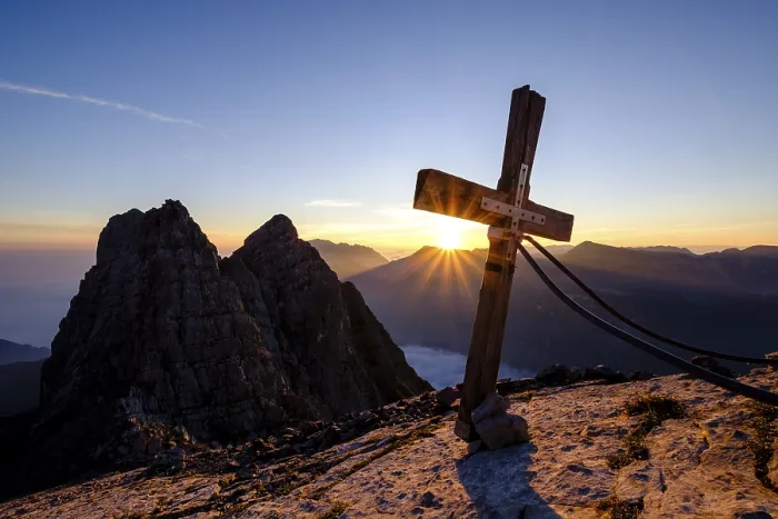 Gerahmter Druck : Watzmannkinder bei Sonnenaufgang, Watzmannkar, Nationalpark Berchtesgaden, Berchtesgadener Alpen, Schönau am Königsee, Bayern Gerahmter Druck : Watzmannkinder bei Sonnenaufgang, Watzmannkar, Nationalpark Berchtesgaden, Berchtesgadener Alpen, Schönau am Königsee, Bayern