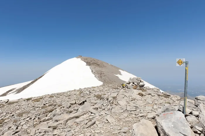 Gerahmter Druck : Gipfel, Weggabelung der E4 Wanderweg. Gerahmter Druck : Gipfel, Weggabelung der E4 Wanderweg.