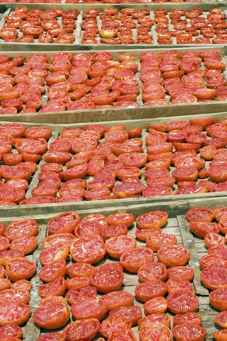 Gerahmter Druck : Sonnengetrocknete Tomaten. Gerahmter Druck : Sonnengetrocknete Tomaten.