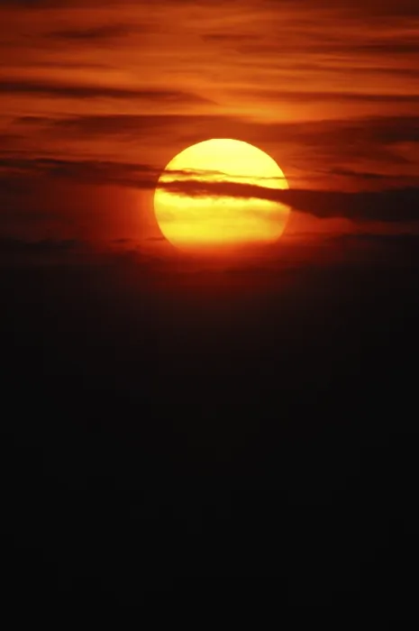 Gerahmter Druck : Sunset
