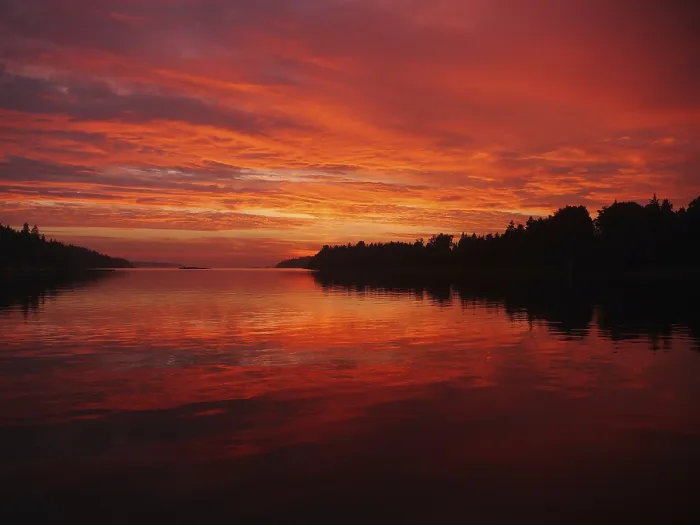 Gerahmter Druck : Sunset Gerahmter Druck : Sunset