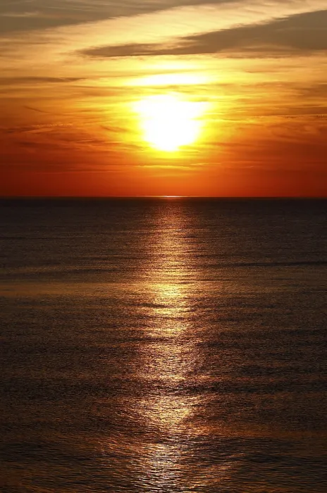 Gerahmter Druck : Sonnenuntergang, Ostsee. Gerahmter Druck : Sonnenuntergang, Ostsee.