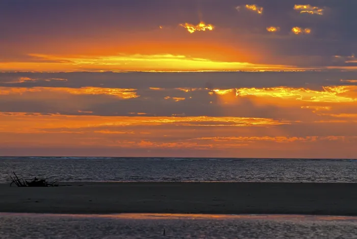 Gerahmter Druck : Sonnenuntergang der Küste von Morondave. Gerahmter Druck : Sonnenuntergang der Küste von Morondave.