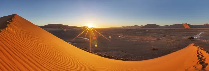 Gerahmter Druck : Sonnenuntergang, Dune 45, Sossusvlei, Namibia. Gerahmter Druck : Sonnenuntergang, Dune 45, Sossusvlei, Namibia.