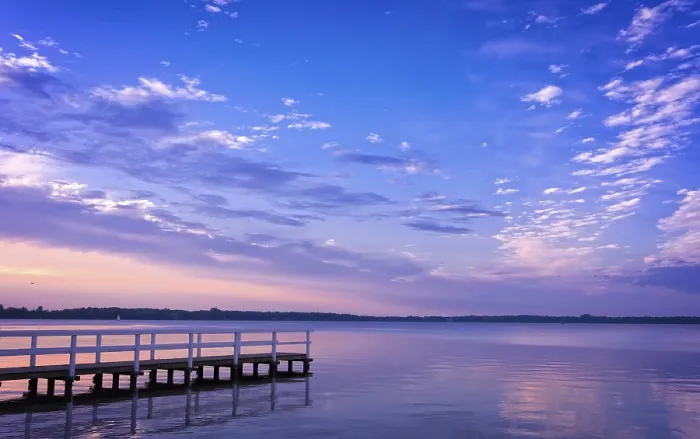 Gerahmter Druck : Sonnenuntergang am See. Gerahmter Druck : Sonnenuntergang am See.