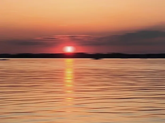 Gerahmter Druck : Sonnenuntergang, Bewegungsunschärfe. Gerahmter Druck : Sonnenuntergang, Bewegungsunschärfe.