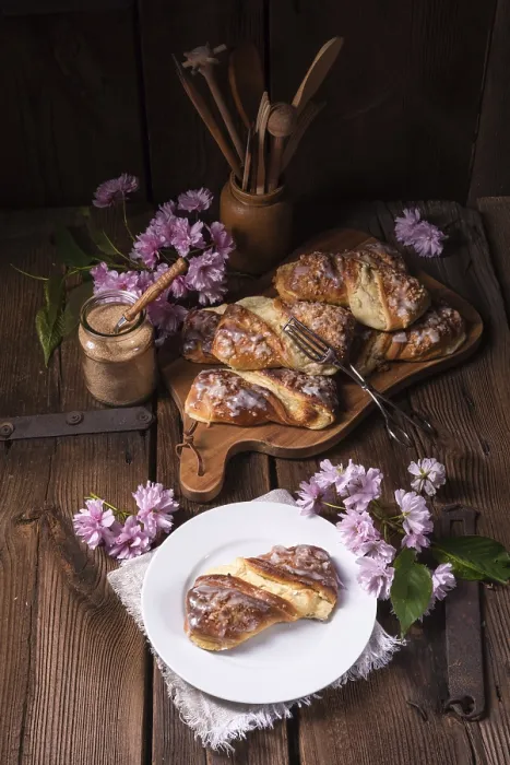 Gerahmter Druck : Süße Brötchen Gerahmter Druck : Süße Brötchen