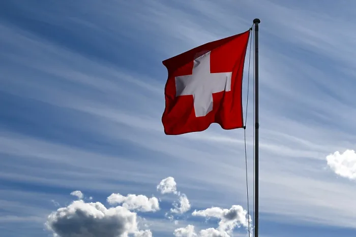 Gerahmter Druck : Schweizer Flagge Gerahmter Druck : Schweizer Flagge