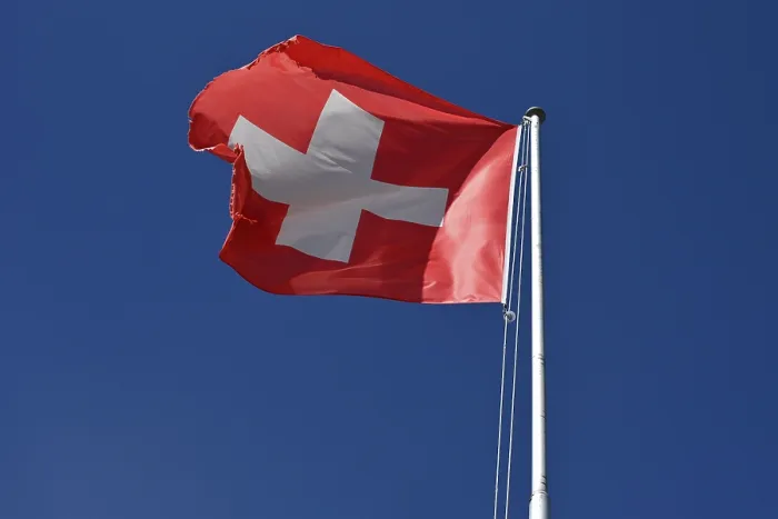 Gerahmter Druck : Schweizer Flagge Gerahmter Druck : Schweizer Flagge