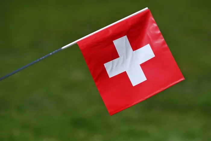 Gerahmter Druck : Schweizer Flaggen Gerahmter Druck : Schweizer Flaggen