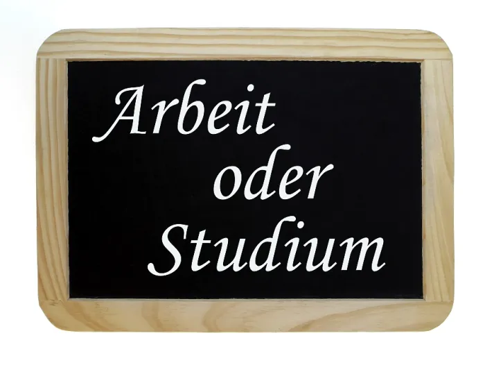 Gerahmter Druck : Symbole für Arbeit oder Studium. Gerahmter Druck : Symbole für Arbeit oder Studium.