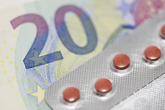 Gerahmter Druck : Tabletten, Blisterverpackung, Medikamente Gerahmter Druck : Tabletten, Blisterverpackung, Medikamente