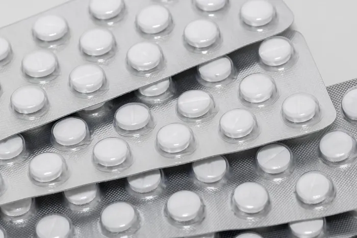 Gerahmter Druck : Tabletten, Blisterpackungen Gerahmter Druck : Tabletten, Blisterpackungen