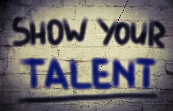 Gerahmter Druck : Dein Talent Vorstellen Gerahmter Druck : Dein Talent Vorstellen
